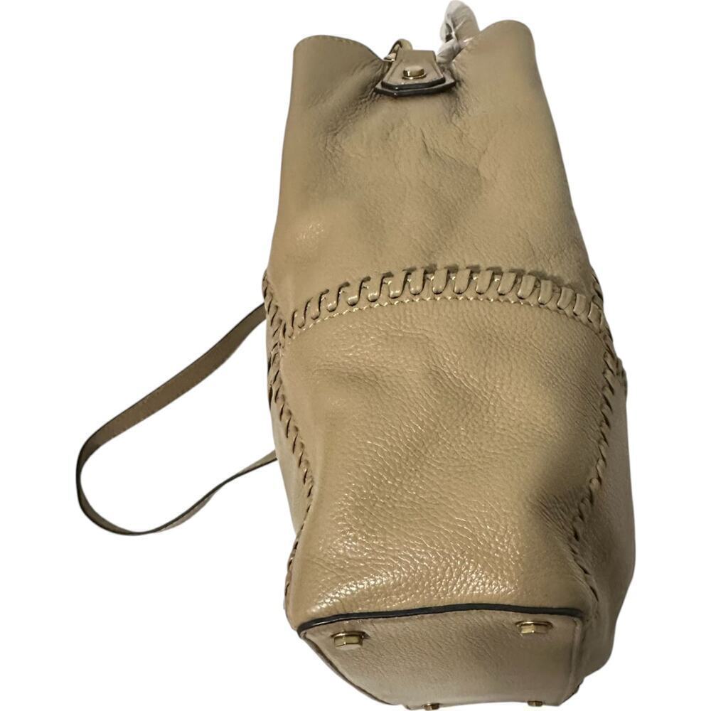 NWT OrYany Drew Pebbled Leather Slouchy Satchel in Dune - Picture 5 of 16